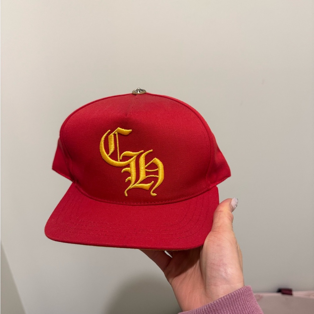 Chrome Hearts Red and Yellow hat